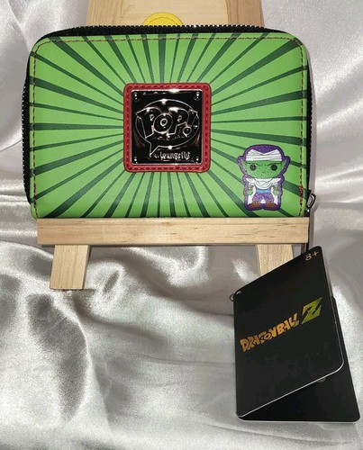 Loungefly Pop Dragon Ball Z Saiyon Gohan Piccolo Vegan Zip Around Wallet - Picture 4 of 4