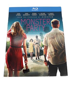 Monster Party Blu-Ray Disc 2018 New Sealed Not Rated Chris Von Hoffmann