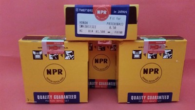 81.5MM NPR JAPAN PISTON RINGS Oversize CIVIC ACURA INTEGRA B16A B18B B18C