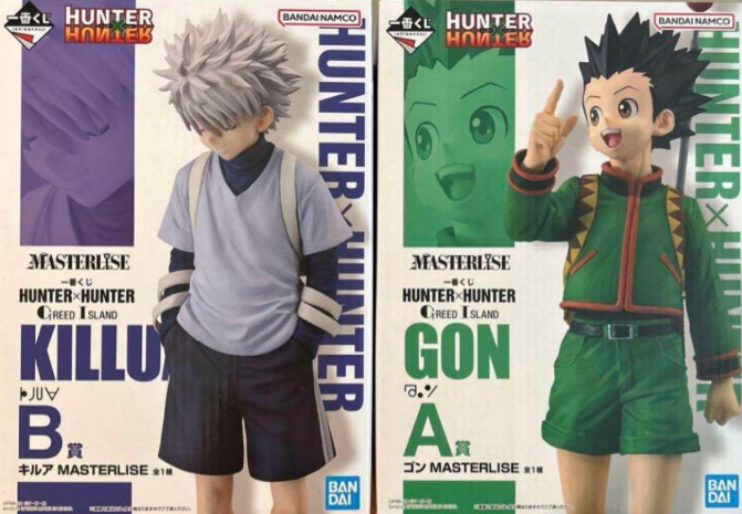 HUNTER×HUNTER Ging & Killua フィギュアセット ichiban kuji HUNTER x HUNTER GREED ISLAND Killua & Gon