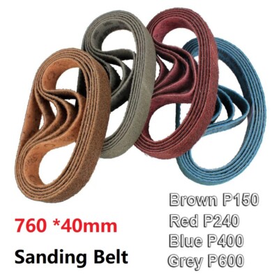 760*40mm Vlies Schleifband Rohrbandschleifer File Vliesband 150/240/400/600#