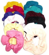 Hair Scrunchie Lightweight Knit Fabric Tie Ponytail Holder Scrunchies by Sherry