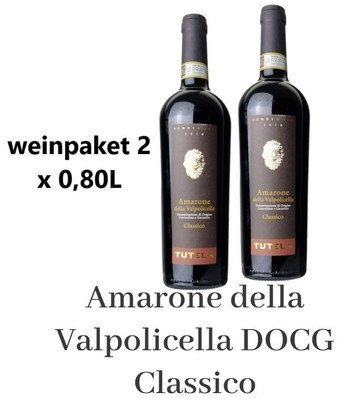 Rotweine Amarone della Valpolicella DOCG Classico Weinpaket (2x0,80l)