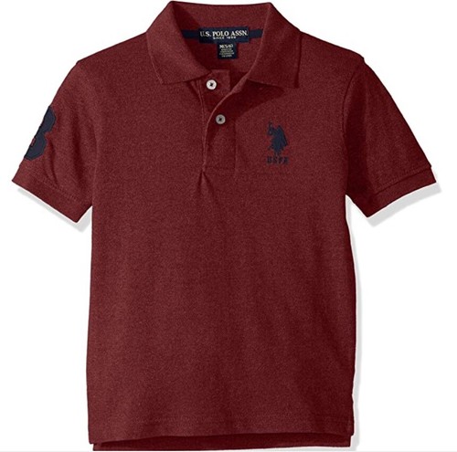 U.S. Polo Assn. Boys' Short Sleeve 