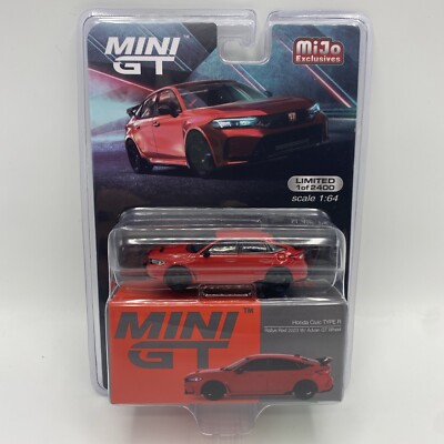2023 Mini GT RED HONDA CIVIC TYPE R Mijo Exclusive #546 1 of 2400 Rallye Red
