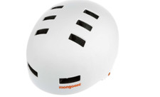Mongoose White Hardshell BMX Skateboard ,cycling Helmet Large Junior 60-62cm