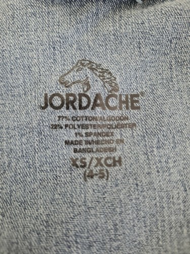 Jordache Girls Jean Jacket XS 4/5 Kids Clothing Coat Outerwear Blue Jean - 第 6/8 張圖片