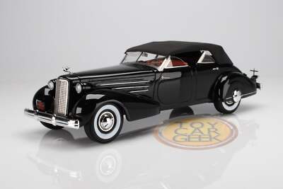 1937 Cadillac V16 Dual Cowl Sport Phaeton, Closed 1:43 Matrix Scale Models MX503