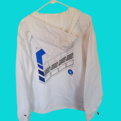 SDCC 2022 Exclusive Disney Plus Booth x Champion Windbreaker White XL Men NWT SDCC 2022 Exclusive Disney+ White Champion Windbreaker  main image 4