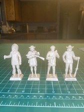 Marx Famous American Heroes Lot Gen Custer Buffalo Bill Kit Carson D Boone S