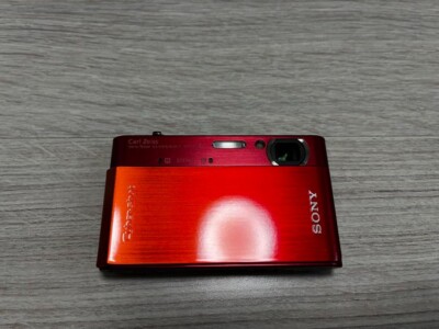動作正常】SONY Cybershot DSC-T900 レッド（赤色） 動作正常】SONY