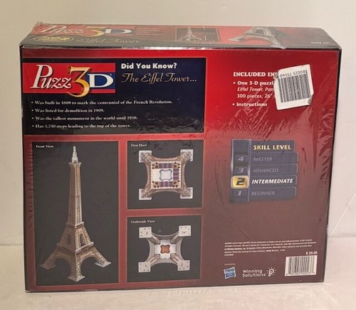 Puzzle 3D Torre Eiffel 3D 300 piezas Nivel Intermedio - Imagen 2 de 2