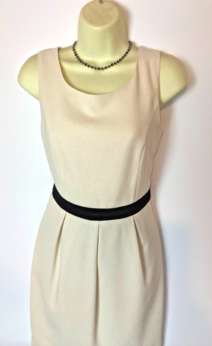 LUXE Short Shimmery Ivory Occasion Dress Feature Back 10 - Picture 4 of 12