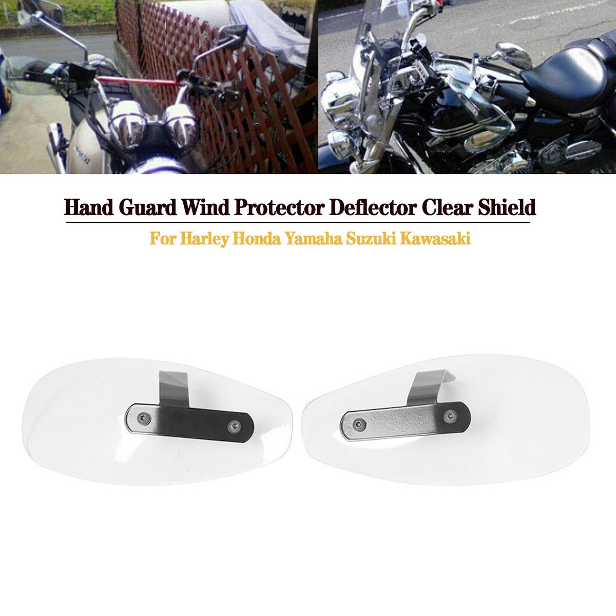 Motorcycle Handlebar Hand Guard Wnd Deflector Sheld For Harley