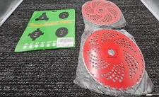 (QTY 2) 9"x 36 Teeth Carbide Tipped Blade for Brush Cutter Trimmer Weed Eater