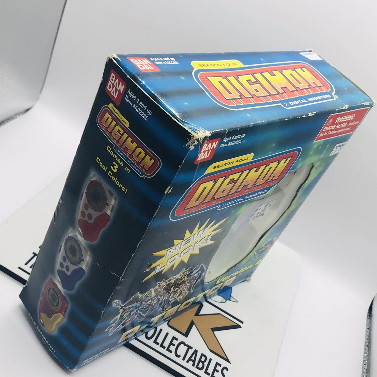 RARE Digimon Digivice D-Tector V4 Blue Box Original Ver.4 BOXED