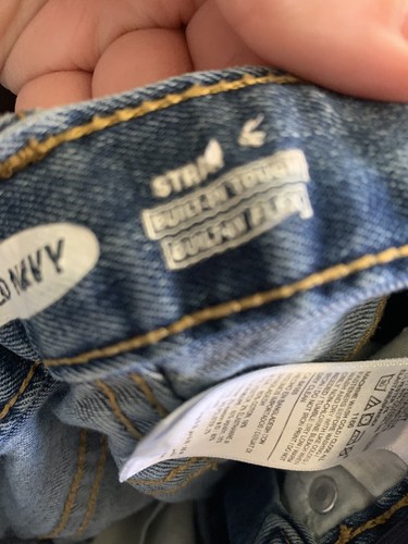 Old Navy Straight Built In Tough Built In Flex Denim Jeans Boy’s Size 8 Slim - Picture 6 of 7