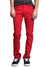 Victorious Men's Skinny Fit Jeans Stretch Colored Pants   DL937 - FREE SHIP