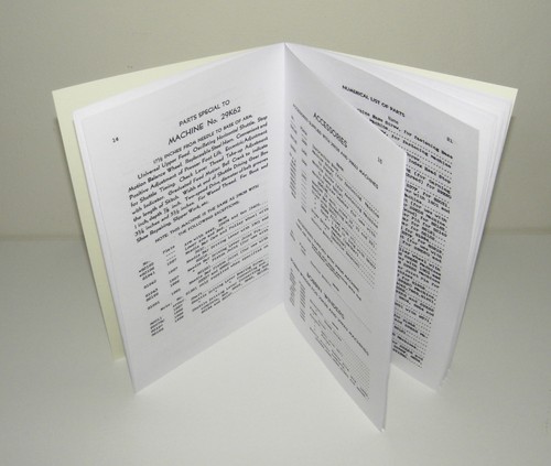 Singer Sewing Machine 29K58 29K60 29K62 Parts List Manual Reproduction - Picture 6 of 12