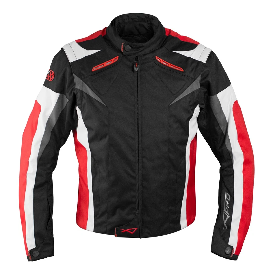 Giacca Lady Donna Tessuto Cordura Moto Scooter Protezione Manica Staccabile - Immagine 2 di 3