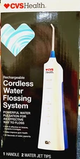 NEW-CVS Health Rechargeable Cordless Water Flossing System-MSRP $56.99-BARGAIN!