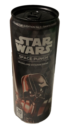 STAR WARS SPACE PUNCH SPARKLING COLLECTORS EDITION #1 DARTH VADER 12 FLOZ CAN - Picture 1 of 5