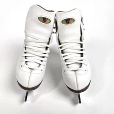 Riedell Ice Skates Model 33 Med SIZE 1 Figure Skates 8 1/4 Eclipse Astra Blades
