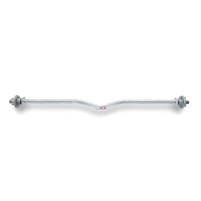Knott 3500lb V-Bend 92 inch Hub Face Galvanized Trailer Axle w/ 5 Lug Idler Hubs