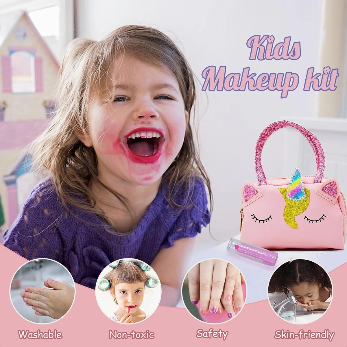 Toys For Girls Beauty Set Make Up Kids 3 4 5 6 7 8 Years Age Old Cool Gift  Xmas