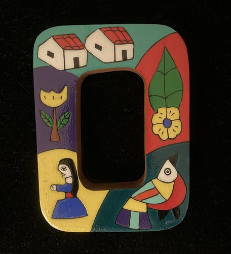 Letter Salvadoran Painted Wood 4" - Picture 18 of 29