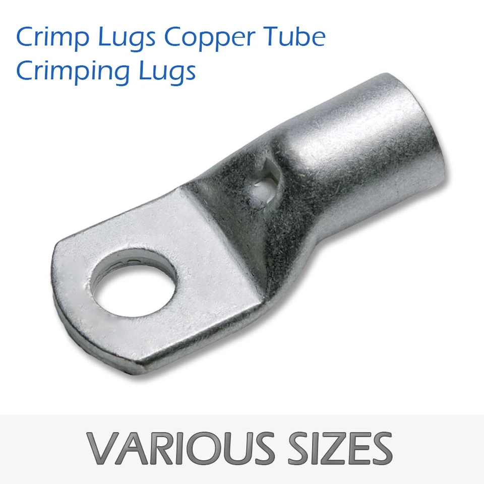 70mm2 COPPER TUBE TERMINALS CRIMP LUGS BATTERY WELDING CABLE LUG RING CRIMP - Image 3 of 3
