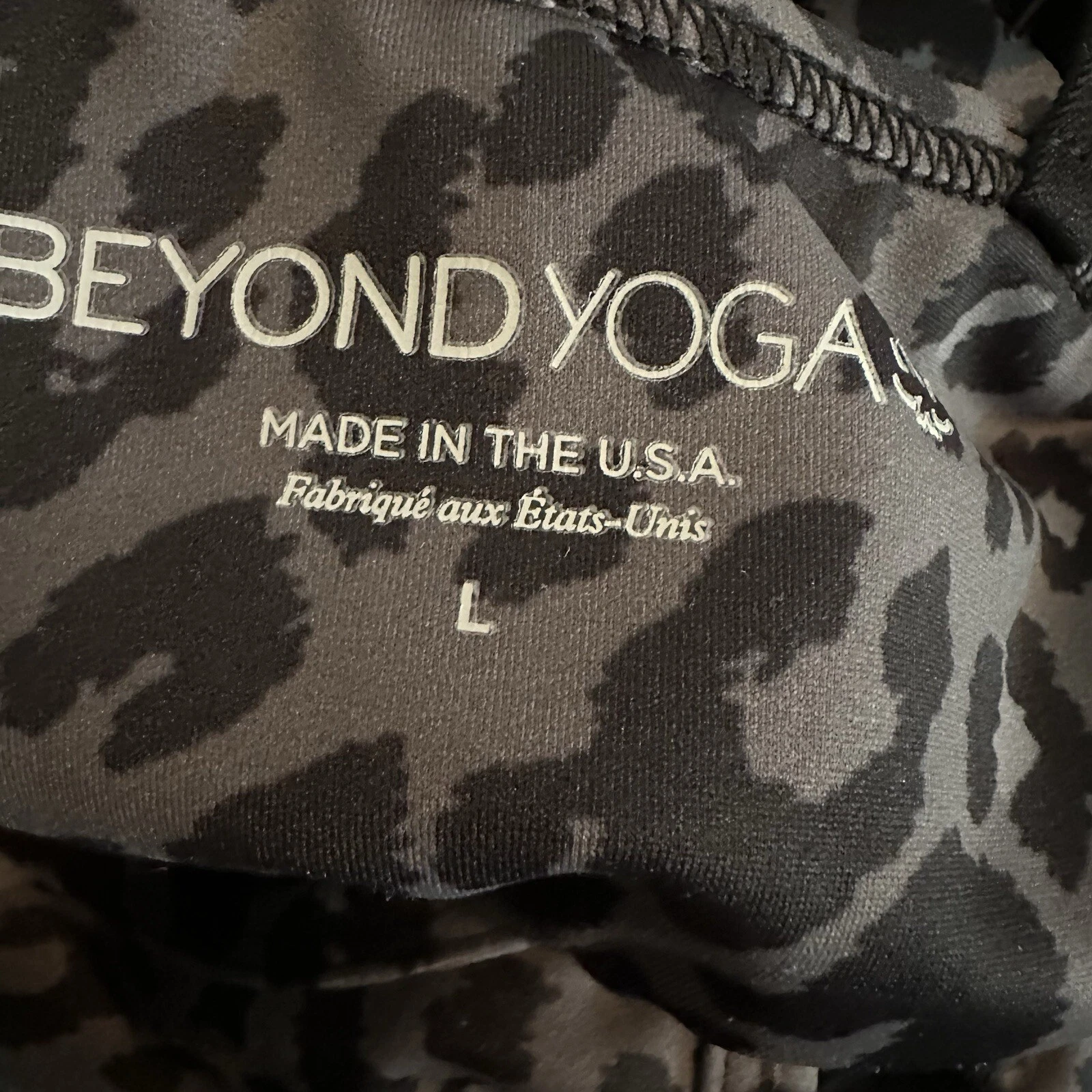 beyond-yoga cheetah print activewear yoga shelf bra tank-top