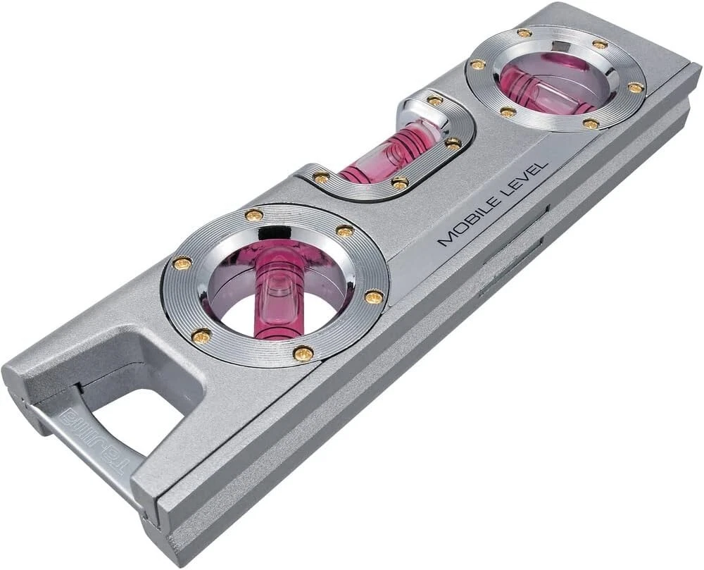 NIVEL MÓVIL TAJIMA CON IMÁN PLATA (160x45x18mm) ML-160S Envío desde Japón