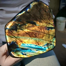 4.84LB Natural Labrador moonstone quartz free form mineral specimen  2200g