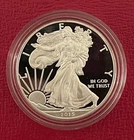 2015 W 1 Oz .999 American Silver Eagle Gem Proof Dollar, no Box/COA.