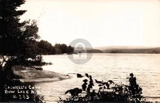 Caswell's Cove Bow Lake NH New Hampshire c1930s RPPC Photo Postcard COPY
