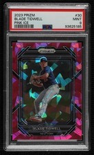 2023 Panini Prizm Pink Ice Prizm Blade Tidwell #30 PSA 9 MINT 18d9