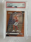 2024 Panini Prizm - Rookies Bo Nix #309 Lazer Prizm (RC) PSA 9