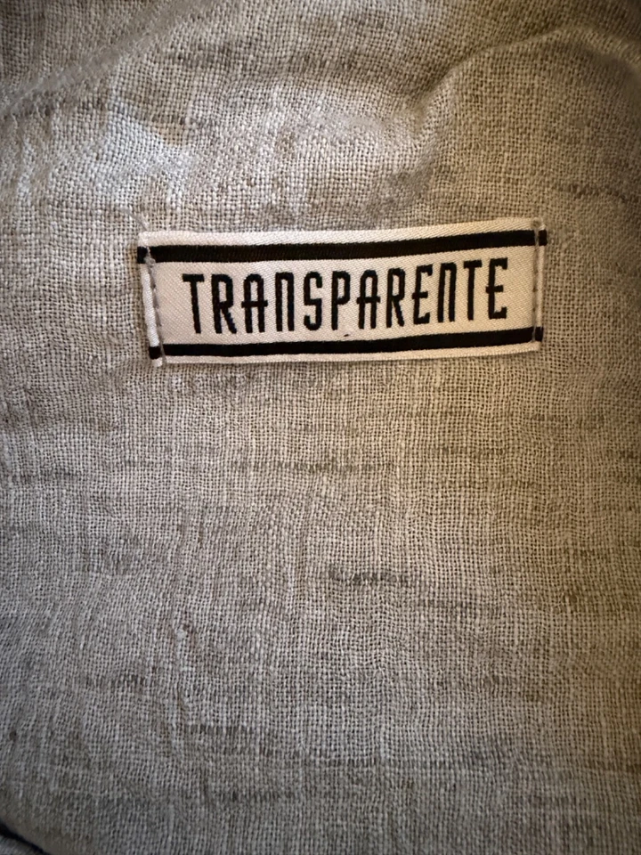 Transparente Women Linen Flax Lagenlook Button Vest Sleeveless Top Gray (48x30) - Image 3 of 4