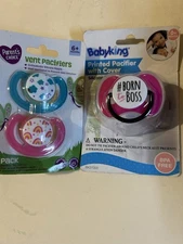 3 Brand New Baby Pacifiers LotM-003