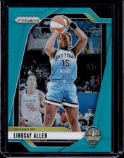 2024 Panini Prizm WNBA - Lindsay Allen #107 Teal Prizm /49
