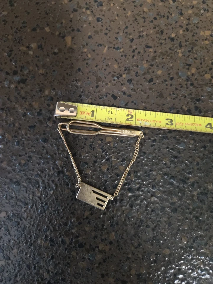 Vintage Swank Tie Clasp Bar Clip  - Image 3 of 3