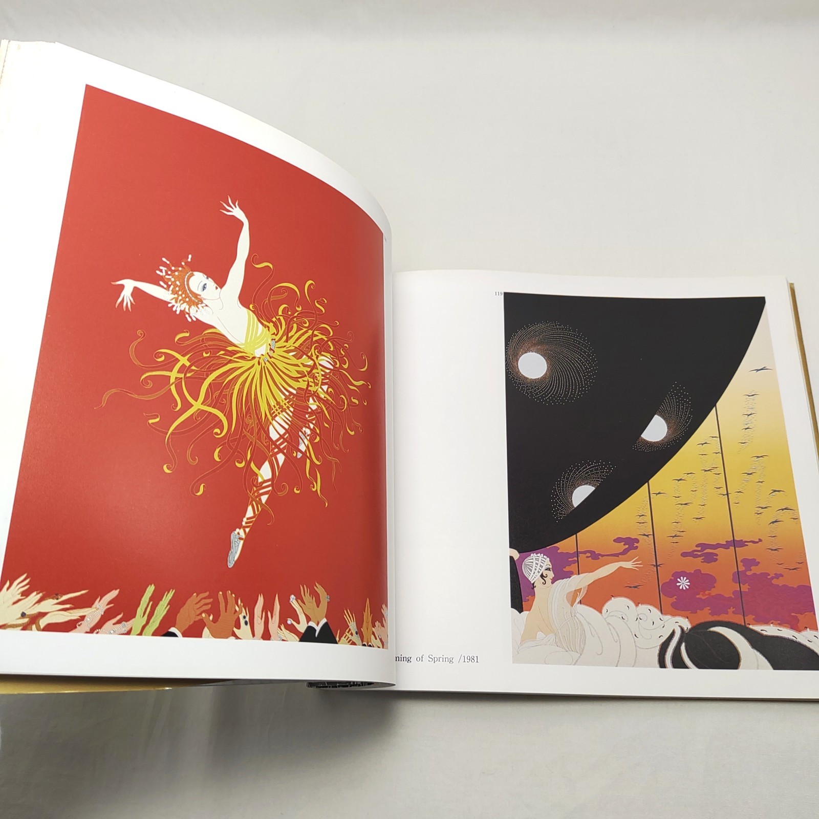 OOP Japanese Erte Art Deco Book Leader of Art Deco His Trail Through the Century