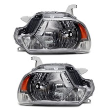 Headlights Lamps Chrome Housing Amber Corner Lhrh For 2012-2015 Toyota Tacoma Headlights Lamps Chrome Housing Amber Corner Lhrh For 2012-2015 Toyota Tacoma