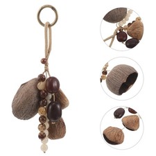African Nutshell Shaker: Nut Handbell Rhythm Egg Shaker Drum Bell Percussion