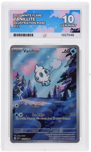 ACE 10   - Vanillite - 111/086 - White Flare - Pokemon