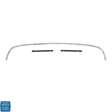 1967-68 Impala Catalina LeSabre Convertible Rear Well Tack Strip Bar - 3 Piece