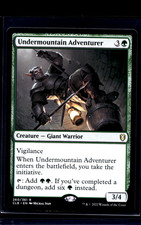 2022 MTG Magic The Gathering CLB Baldurs Gate #260 Undermountain Adventurer