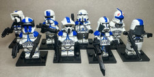 Custom Lego Clone Troopers Phase 1 Lieutenants 8 Pack