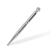 STICKON Stainless Steel Acupuncture Pen Trigger Point Massage Tool Silver